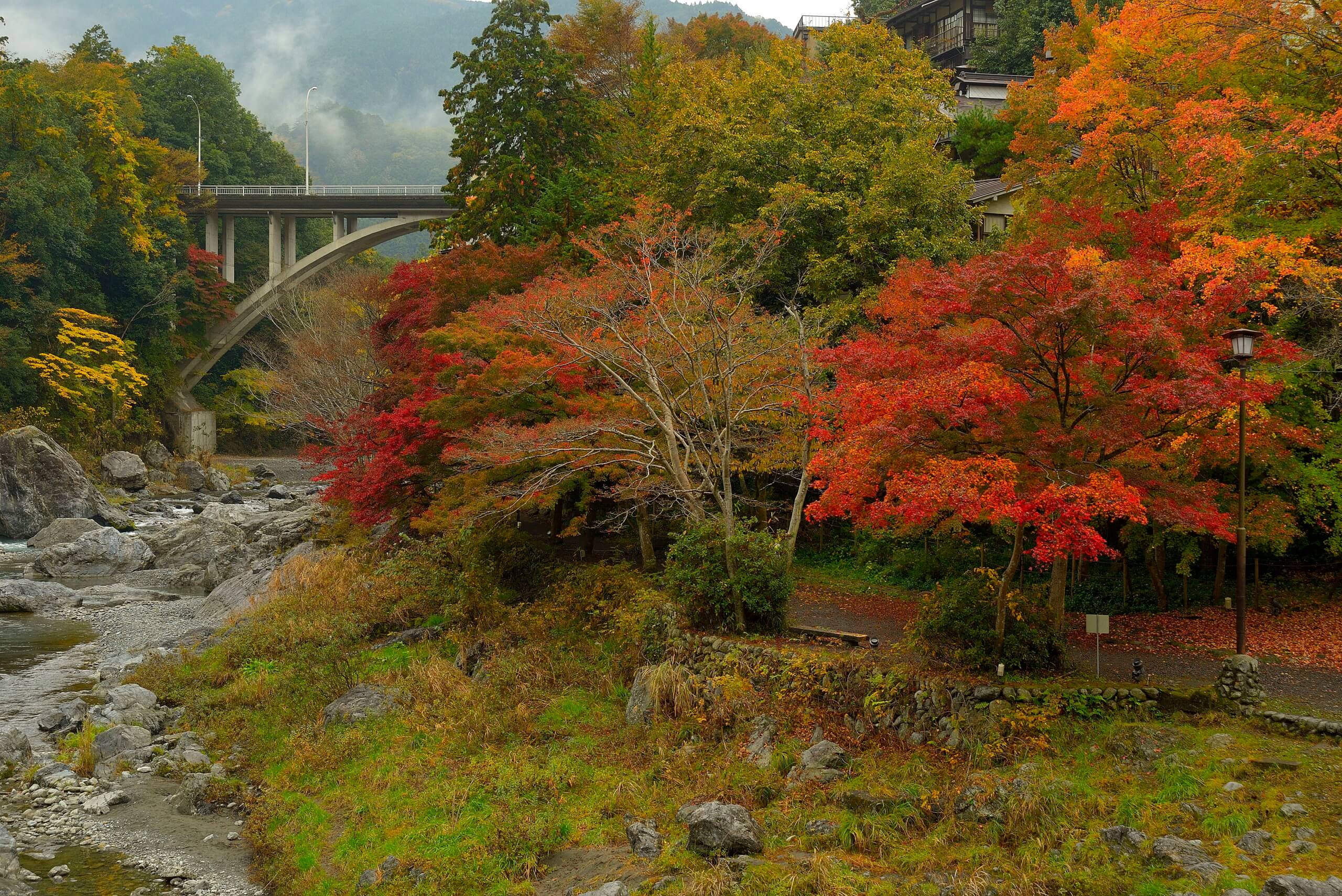 御岳渓谷で紅葉を見て来ました 散策同好会 旅の軌跡と備忘録