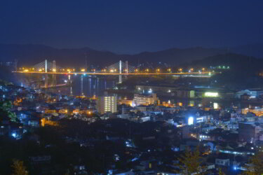 大橋遠望台（広島県尾道市）で眺望と夜景を見てきた感想と現地レポート